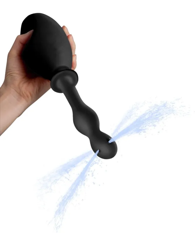 NMC Poire de lavement FRESH ONDE 13 x 3cm Contenance 275ml Noire