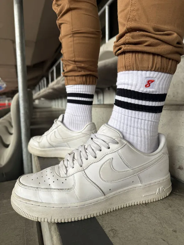 Sk8erboy Chaussettes blanches RETRO Sk8erboy