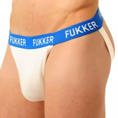 Fukker Jockstrap FUKKER Blanc Bleu