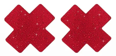 TABOOM Cache-seins adhésifs X COVER Taboom Rouges