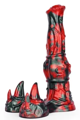 Gode Fantasy JOFORTIX 23 x 7cm Noir et Rouge