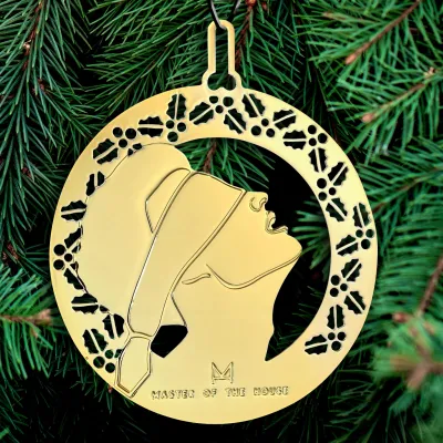 Sphère de Noël NAUGHTY & NICE Master of the House