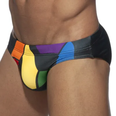 Addicted Slip de bain AD PRIDE noir