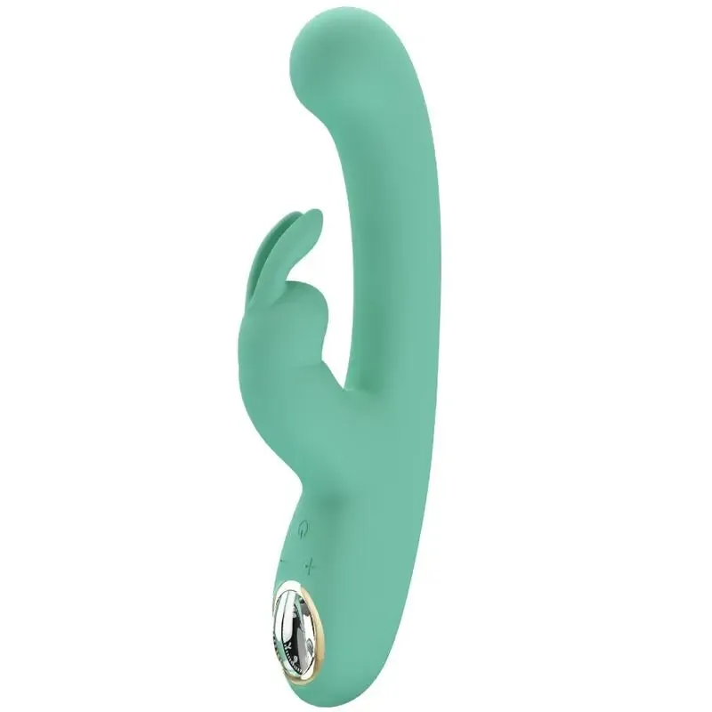 Vibromasseur Rabbit Pretty Love Étanche Rechargeable Vert