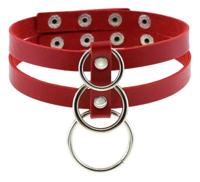 Ras de cou TRI RINGS Rouge