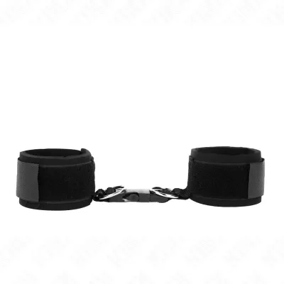 Menottes Néoprène Réglables Noires 22-34cm - KINK