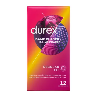 Préservatifs Texturés Dame Placer Boîte de 12 - Durex