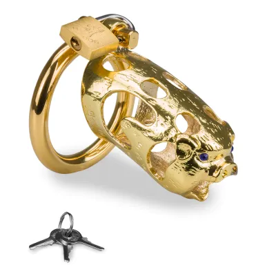 Cage de chasteté pénis astrologie chinoise Cochon Doré