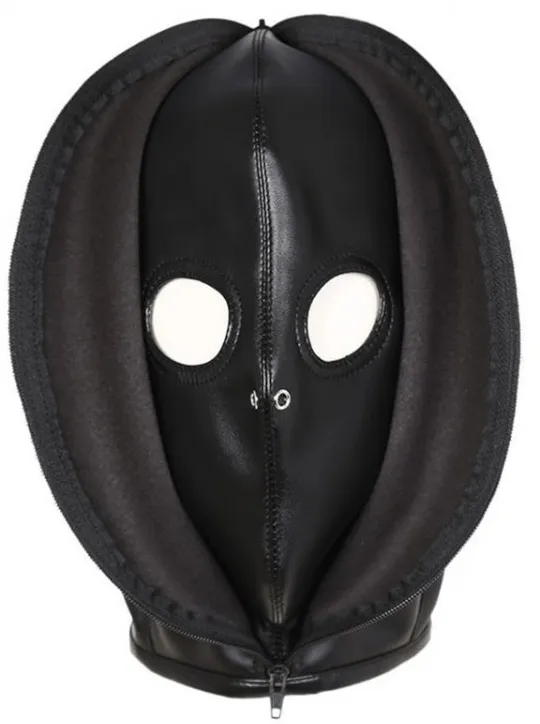 Cagoule SM DOUBLE LAYER Simili Noire