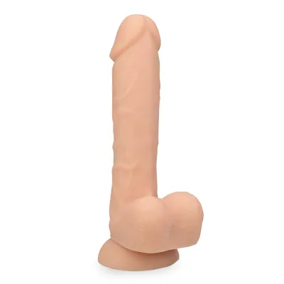 Gode godemichet en silicone 17,5cm Bradley gode vaginal ou anal homme ou femme - Peau claire