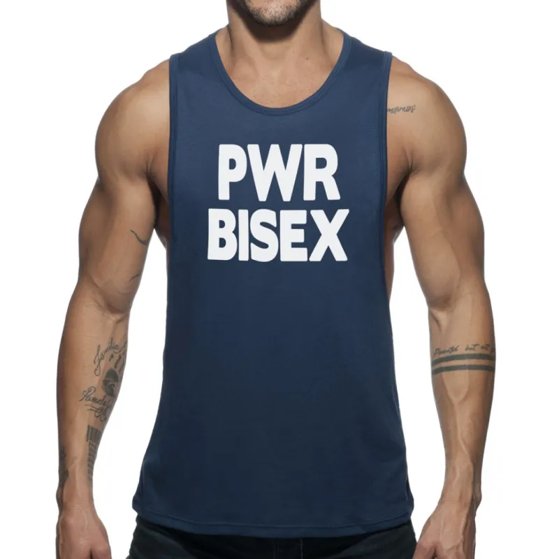 Addicted Débardeur POWER BISEX Marine