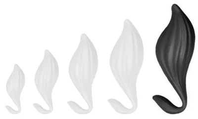 Plug Silicone BULBY XXL 22 x 10cm Noir