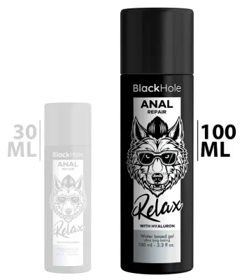Lubrifiant Eau ANAL REPAIR Black Hole 100ml