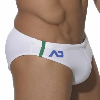 Slip de bain LOW CUT SPORTS Blanc
