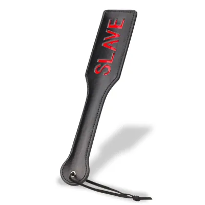 Paddle BDSM en simili cuir Slave