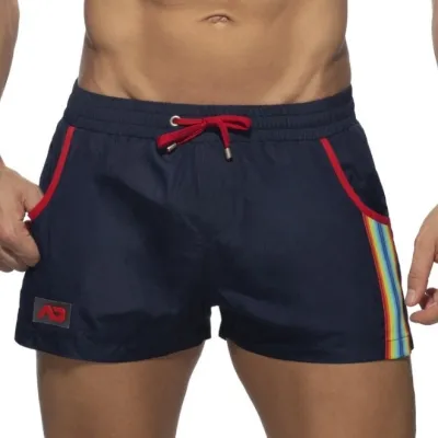 Addicted Short de bain RAINBOW TAPE Marine