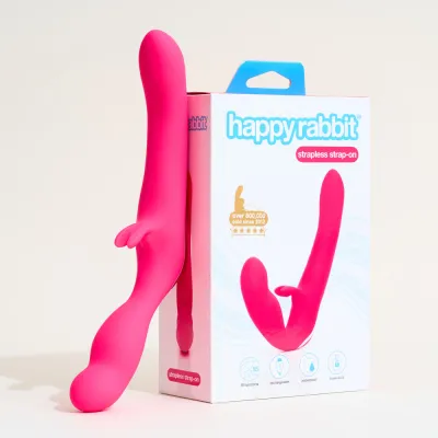 Strap-on Happy Rabbit - 14 cm (partie longue), 11,4 cm (partie courte)