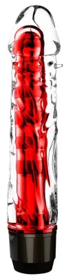 Gode vibrant CHRIS 14 x 3.3cm Rouge