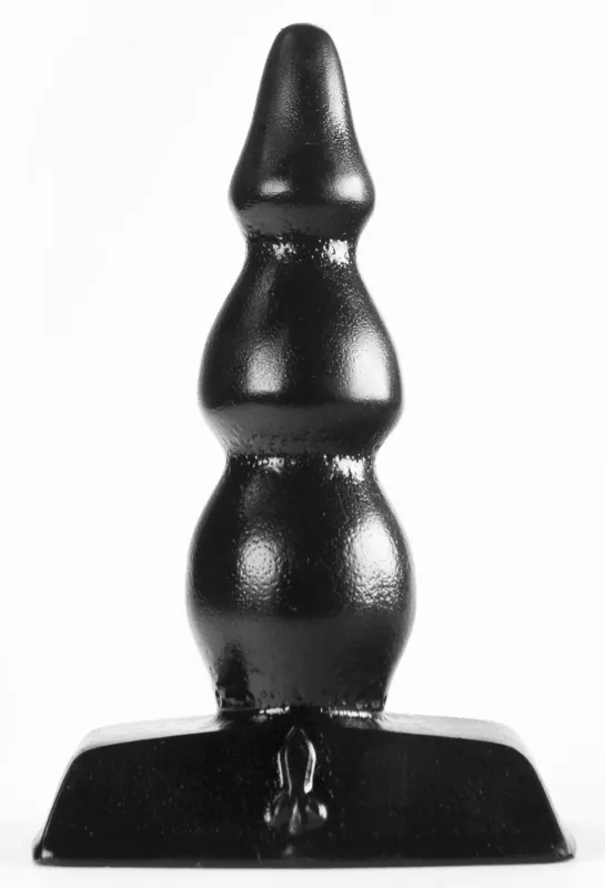 Plug anal ZIZI RIPPLE 9 x 3 cm Noir