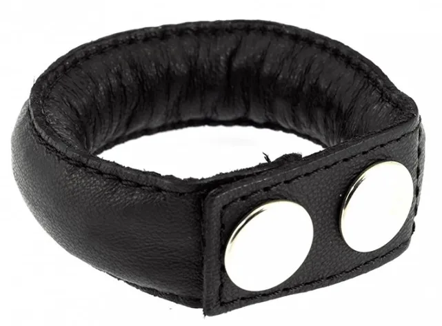 Anneau pénien lesté en cuir 90 grammes