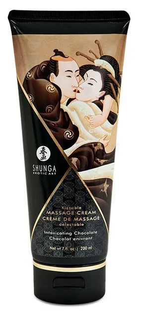 Crème de massage Comestible CHOCOLAT Enivrant - 200 ml