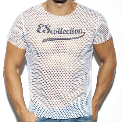 T-shirt OPEN MESH Blanc