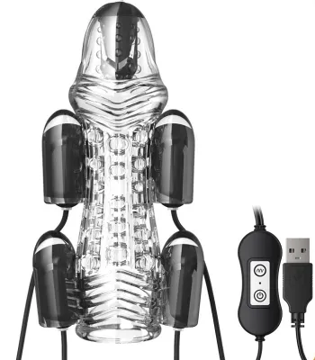 Gaine vibrante de masturbation VIBE EXTREME 5 Vibrations