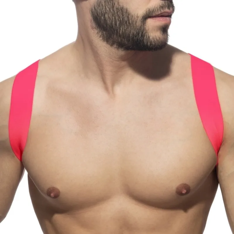 Harnais élastique SPIDER NEON Rose