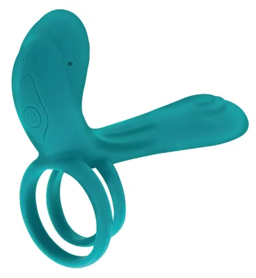 Anneau pénien et stimulateur VIBRATOR GREEN 10 x 2.8cm