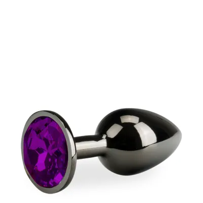 Bijou anal rosebud gun metal taille S 50g