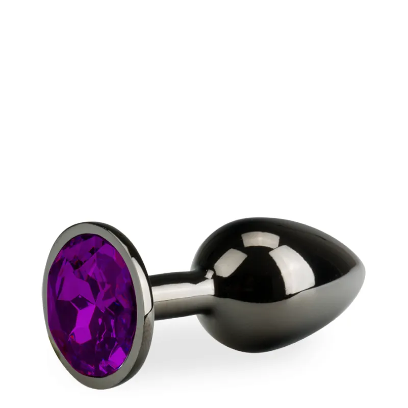 Bijou anal rosebud gun metal taille S 50g