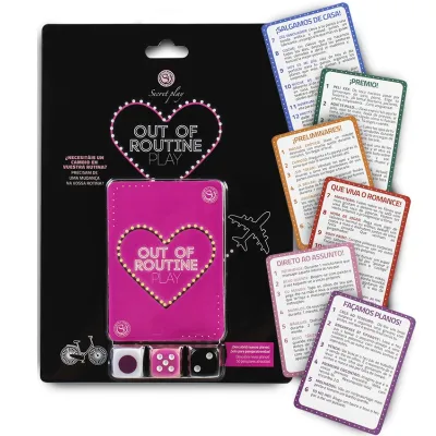 Jeu de défis coquins Out of Routine Play dés - Secret Play