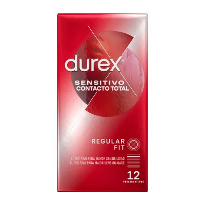 Préservatifs Ultra Fins Sensitive Total Contact Boîte 12 - Durex