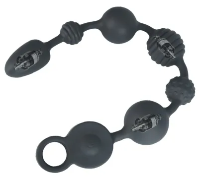 Boules anales vibrantes BEADS VIBES M 36 x 4.5cm