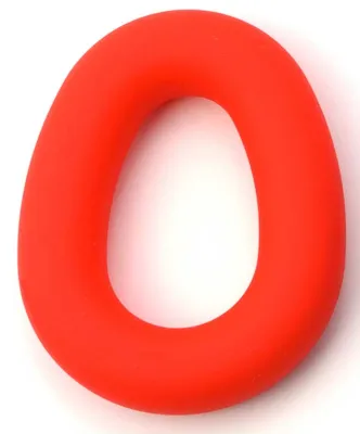 Anneau pénien en silicone HERO RING 35 mm Rouge