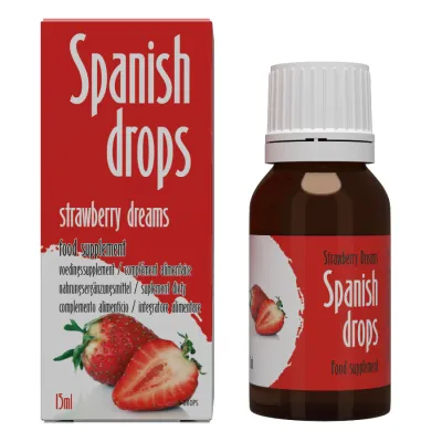 Stimulant Spanish Drops Strawberry Dreams 15ml - Cobeco