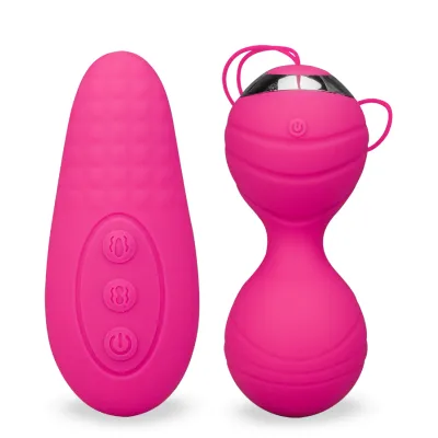 Boules de geisha et télécommande vibrantes - Vibromasseur à distance pour couple