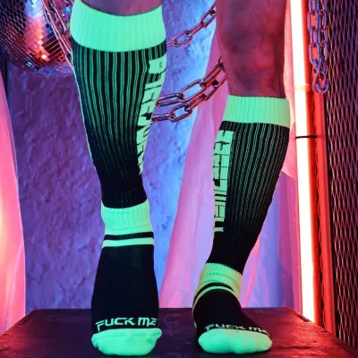 Chaussettes hautes ETERNITY Breedwell Noir-Vert Neon