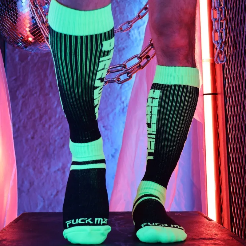 Chaussettes hautes ETERNITY Breedwell Noir-Vert Neon