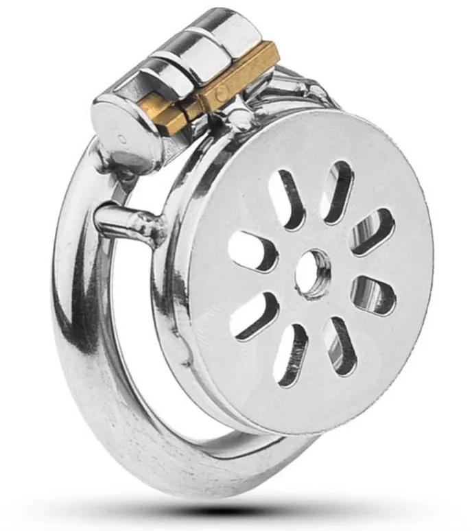 Cage de chasteté en métal FLAT 2cm