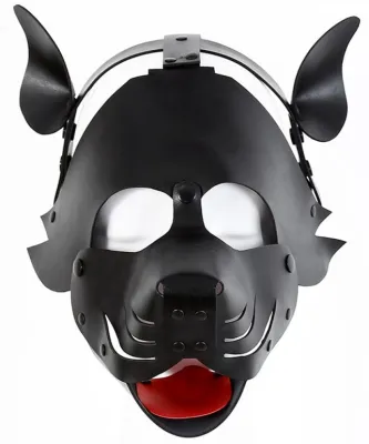 Kinky Puppy Masque DOG PUP Noir