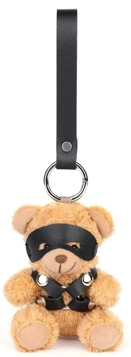 Ours Peluche Porte-Clés BEARI HARNESS Noir