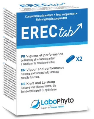 Stimulant d'érection EREC TAB 2 gélules