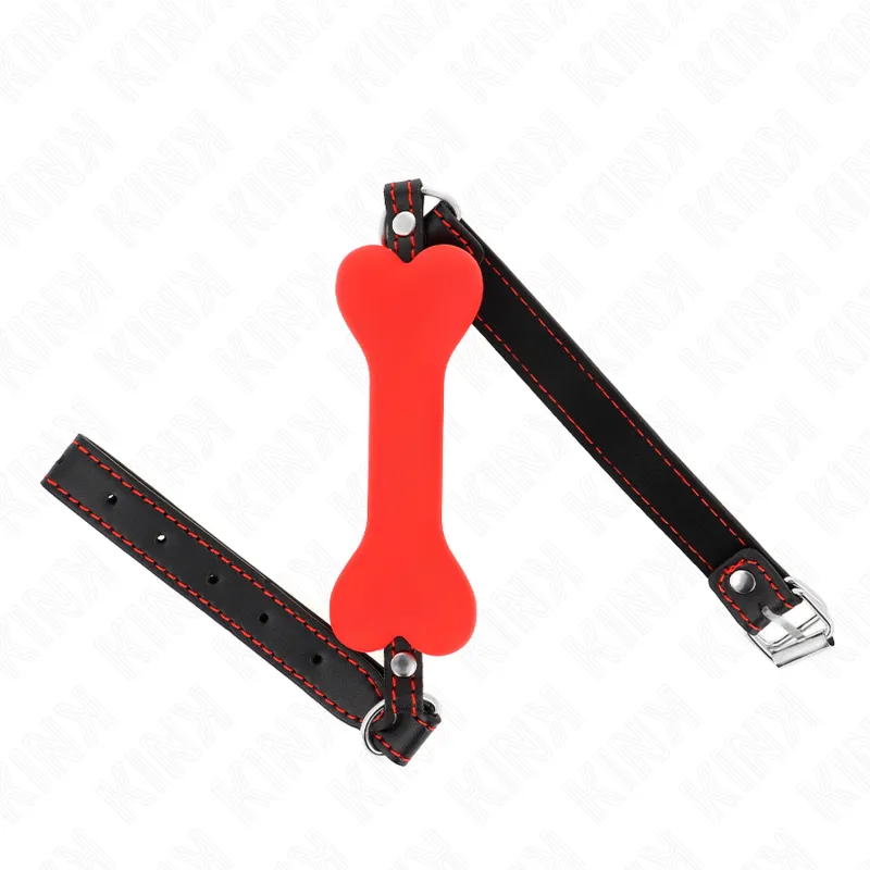 Gag ball os rouge 12 cm - Kink