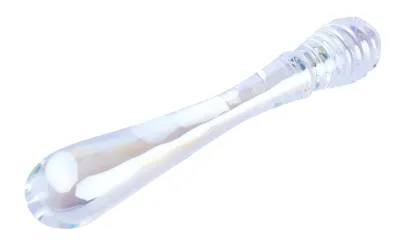 Gode en Verre TWIN PLEASURES 20 x 3.6cm Transparent