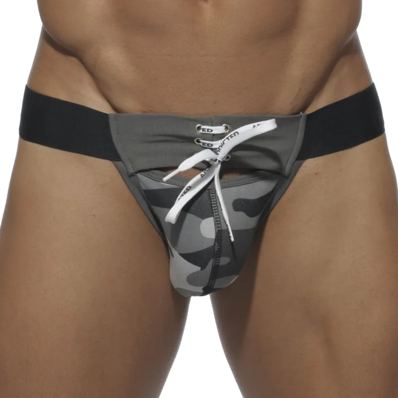 Tie-Up Jockstrap Gris