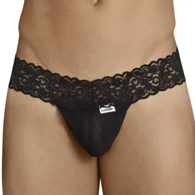 CandyMan String Dentelle MACOG Noir