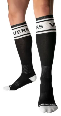Barcode Berlin Chaussettes hautes IDENTITY VERS Noires