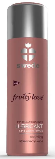 Lubrifiant Aromatisé FRUITY LOVE Vin de fraise pétillant 50 ml