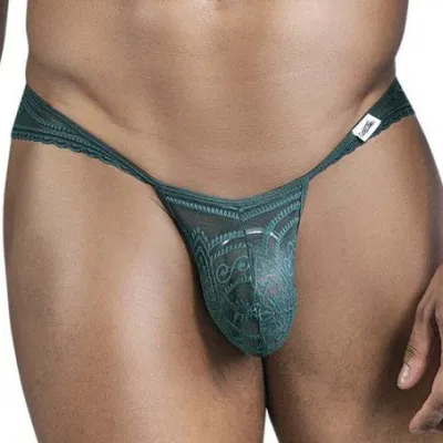 CandyMan String dentelle à cordons LANCYOS Vert